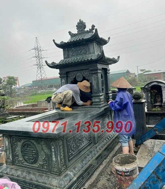 Mộ đá đẹp - Mẫu mộ bằng đá đơn giản đẹp bán tại Ninh Thuận